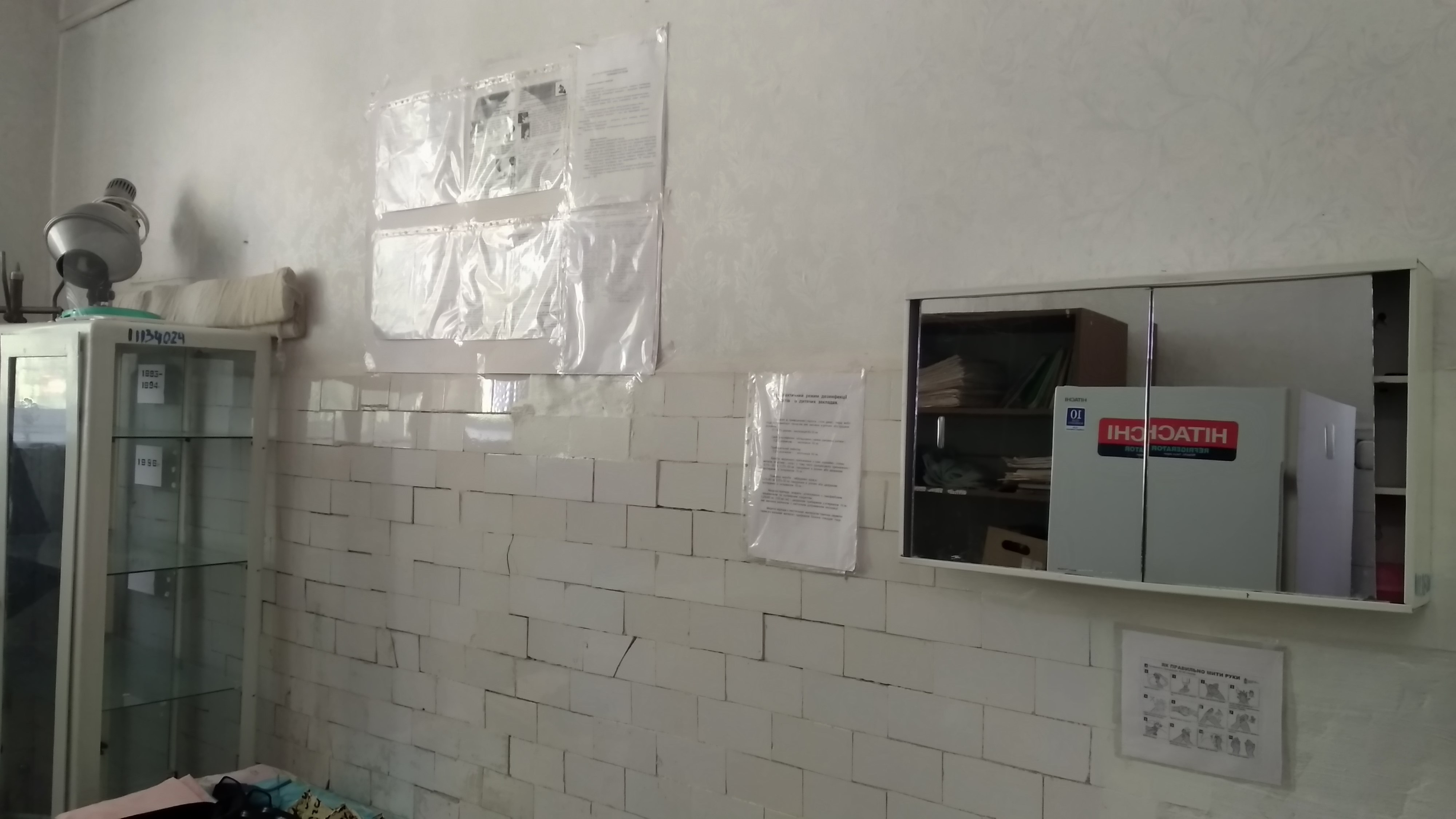 Кушетка в медицинском кабинете